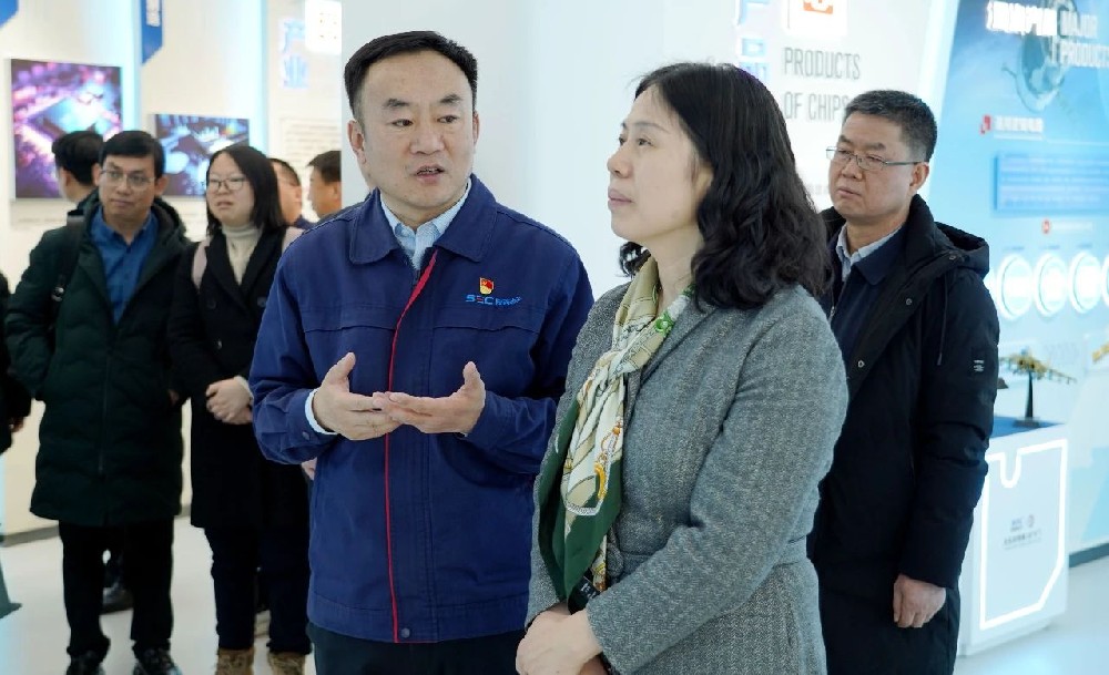 工信部电子信息司领导莅临天光半导体公司调研指导